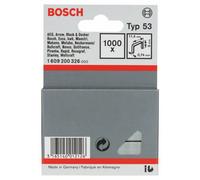 Agrafe à fil fin type 53 11,4 x 0,74 x 6 mm, 1000 pièces Bosch 1609200326