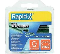 Agrafe à grillage VR22 Rapid Agraf - Plastifiées vertes - 215 agrafes