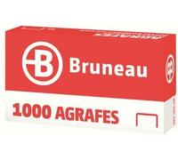 Agrafe Bruneau Bébé 8/4 cuivrée - Boîte de 1000 - Agrafes - Bruneau
