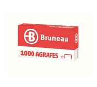 Agrafe Bruneau N°10 galvanisée - Boîte de 1000 - Agrafes - Bruneau