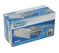 Rapid - Agrafes fil plat n°12/ 12mm - 5000pcs - Boîte PRO (40100520) | Fil galvanisé, Haute performance - Pointes affûtées - Pour la tapisserie d'ameublement et les agrafeuses pneumatiques
