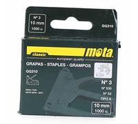 Agrafe numéro 3 de 10 mm 1000 UNI GG310 MOTA