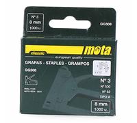 Agrafe numéro 3 de 8 mm 1000 UNI GG308 MOTA