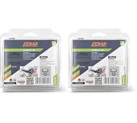 AGRAFE OMEGA 20 - Galva plastifié gris - x 200 pcs (Lot de 2)