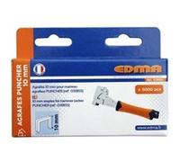 Boite 5000 agrafes 10 mm pour marteau Puncher Edma 031955