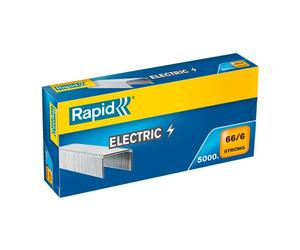 Agrafe Rapid Electric Strong 66/6 galvanisée - Boîte de 5000