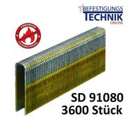 Agrafe SD 91080 80mm NK pour Haubold PN9180 XII Senco S28BXB SQS55XP-S Promat KL-60 3,6M SH