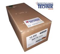 Agrafe WS19CNKHA 19mm W5562 pour Prebena 4C-WS38 Senco P PS15XP Tjep TW-16/38 Hitachi 5024 KL-56 10,