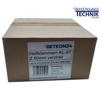 Agrafe Z 50 CNKHA 50mm galvanisée pour Prebena 4C-Z50 Haubold KG 750 KL-57