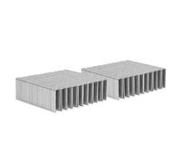 VONROC Agrafes 1000 pièces - 20mm | Pour SG503DC - Standard universel