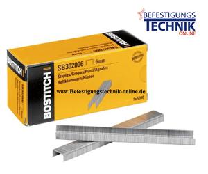 agrafes 10mm SB302010 galvanisées pour agrafeuse Bostitch T3020 Hikoki N18DSL KL-36 5,0M
