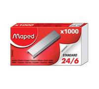 Maped Agrafes 24/6 zinguées – boîte de 1000