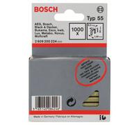 Agrafes à dos étroit type 55, résinées, 6 x 1,08 x 28 mm, lot de 1000 Bosch 2609200224