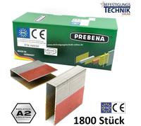 Agrafes à dos large WP105CRFHA-ETA inox A2 Prebena WP Tjep MF-14 Senco SP 1,8M KL-62