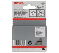 Agrafes à fil fin type 53, 11,4 x 0,74 x 10 mm, 1000 pièces, en acier inoxydable Bosch 2609200216