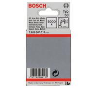 Agrafes à fil fin type 53, 11,4 x 0,74 x 14 mm, 5000 pièces Bosch 2609200213