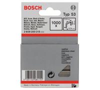 Agrafes à fil fin type 53, 11,4 x 0,74 x 8 mm, 1000 pièces, en acier inoxydable Bosch 2609200215