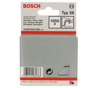 Agrafes à fil fin type 58, 13 x 0,75 x 14 mm, 1000 pièces Bosch 2609200238