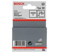 Agrafes à fil fin type 59, 10,6 x 0,72 x 10 mm, 1000 pièces Bosch 2609200241