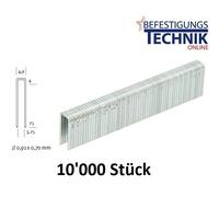 Agrafes Agrafes 4012 CNK / 12mm zinguées pour Haubold PN 4014 G / PN 4025 JN 10M KL-42