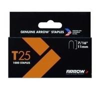 Agrafes - ARROW - T25 - Galvanisé - 14 mm - Pack de 1000 - Câble Ø 6 mm