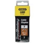 Agrafes cavaliers 10mm type 7 boîte de 1000 - STANLEY - 1-CT106T G