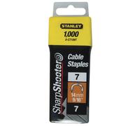 Agrafes cavaliers STANLEY Type 7 - 14 mm - Boite de 1000 pieces - 1-CT109T