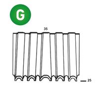 Agrafes croco WN-25 / 35 - Boite de 5000 pièces - 6WN251