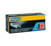 Agrafes en fil fin galvanisé Rapid n° 53, 8 mm, boîte de 5000