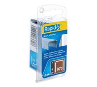 Rapid Agrafes fil plat n°970/06 mm – Blister 1344 – Pour textile & déco – Compat. Black & Decker