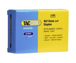 Agrafes étroites 90/15 mm galvanisées, 5.000 pièces