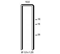 Agrafes G 4450 - 25 mm Galva - Boite de 5000
