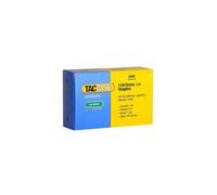 Agrafes galvanisées - TACWISE - Modèle 140 L - 6 mm - Pack de 5000 - Acier galvanisé - Fil plat - Type 140