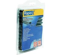 Agrafes Grillage RAPID VR22, Anthracite, Plastifiées Gris, Diamètre 5-11mm, Blister 1100 Pièces