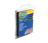 Agrafes grillage plastifiées vert Rapid VR22, boîte de 1100