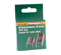 Agrafes - MANNESMANN - 8 x 12 mm - Boîte de 1000 - Cloueuse M48410