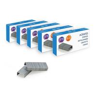Agrafes N°10 acier galvanisé, Compatible agrafeuse N10, Lot de 5 Boîtes de 1000
