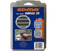Agrafes Omega 20 Edma Agrafes Omega 20 Galvanisées Plastifiées Grises - Edma