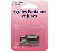 Agrafes pour Pantalons et jupes - 25 mm- Distrifil(...) - N Gris N Gris G