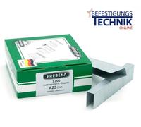 Agrafes Prebena A25CNK A 80/25mm galvanisées pour 1GP-A25 KL-01 3M