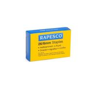 Rapesco Agrafes 26/6 Galvanisées – Boîte 1 000 pièces