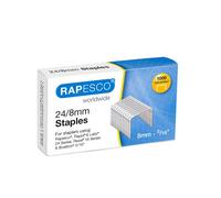 Agrafes Rapesco galvanisées 24/8 - Boîte 1000