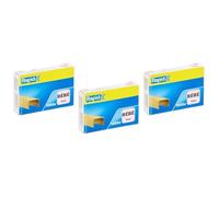 Agrafes - Rapid - Bébé Type 8/4 - Lot de 3 Boîtes - 1000 Agrafes Cuivrées - 4 mm de Hauteur