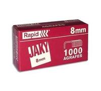 Agrafes - RAPID - JAKY 8 - Vendu à l'unité - Compatible avec les agrafeuses RAPID