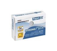 Agrafes - RAPID - Strong 24/6 - Galvanisé - Capacité d'agrafage 3 mm - 1000 pièces