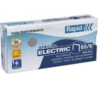 Agrafes Rapid strong électrique 65/6 galvanisées Carton de 5000 pièces