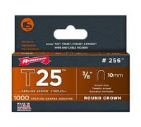 Agrafes rondes T25 pour câbles 6 mm - longueur 10 mm ARROW