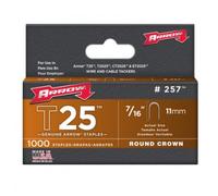 Agrafes rondes T25 pour câbles 6 mm - longueur 11 mm ARROW