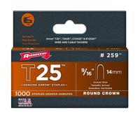 Agrafes rondes T25 pour câbles 6 mm - longueur 14 mm ARROW