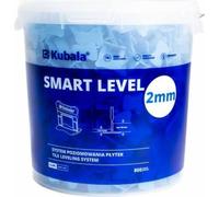 Agrafes Smart Level, 3 mm, 800 pièces + seau 20 l, Kubala